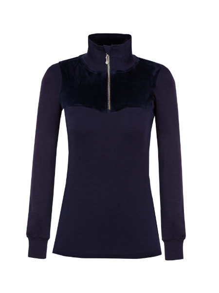 Bilde av WoolLand Sirdal woman top Sort